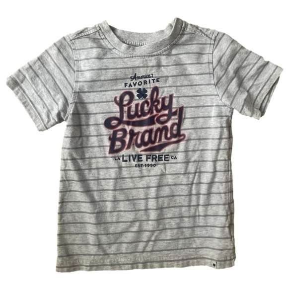 Lucky Brand Other - The Original Lucky Brand Short-Sleeve Tee Striped Youth Small (6/7)